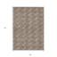 Tapis intérieur / extérieur brun lavable 3 pi x 5 pi