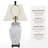 Ivory Vines Porcelain Lamp