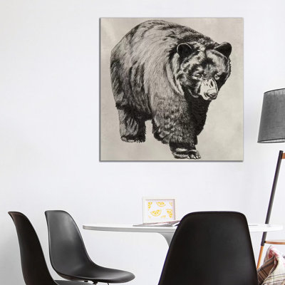 Pen & Ink Bear I by Naomi McCavitt - Wrapped Canvas Gallery-Wrapped Canvas Giclée