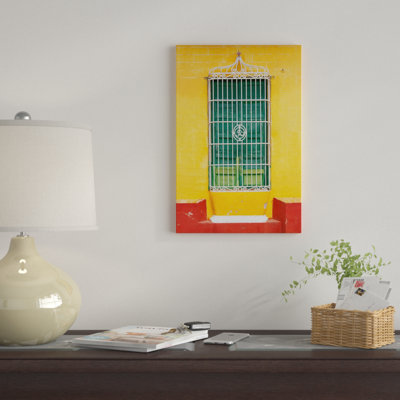 " Cuba Fuerte Collection - Colorful Cuban Window " Graphic Art Print