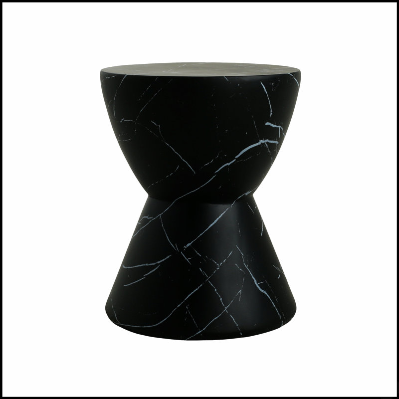 Table d'appoint / de bout d'extérieur en béton léger MGO, élégante et durable pour les espaces de vie modernes