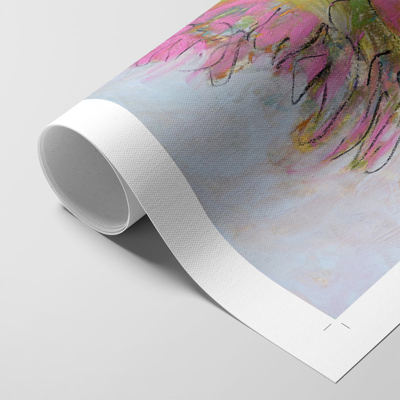 Rise and Bloom -Canvas Print Only - NOT FRAMED, 12" H x 8" W