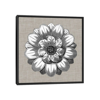 «Neutral Rosette Détail IV» par Vision Studio - impression sur toile tendue