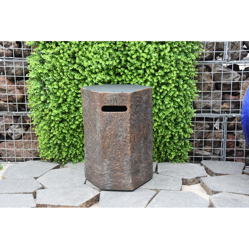 Columbia Fire Pit Propane Tank Cover, 24.4" H x 18.5" W x 18.5" D