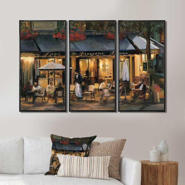 Bloomsbury Market La Brasserie Of Champs-lyses Paris Framed On Canvas 3 ...