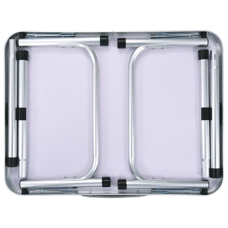 Ellijay 60cm Rectangular Folding Table, White