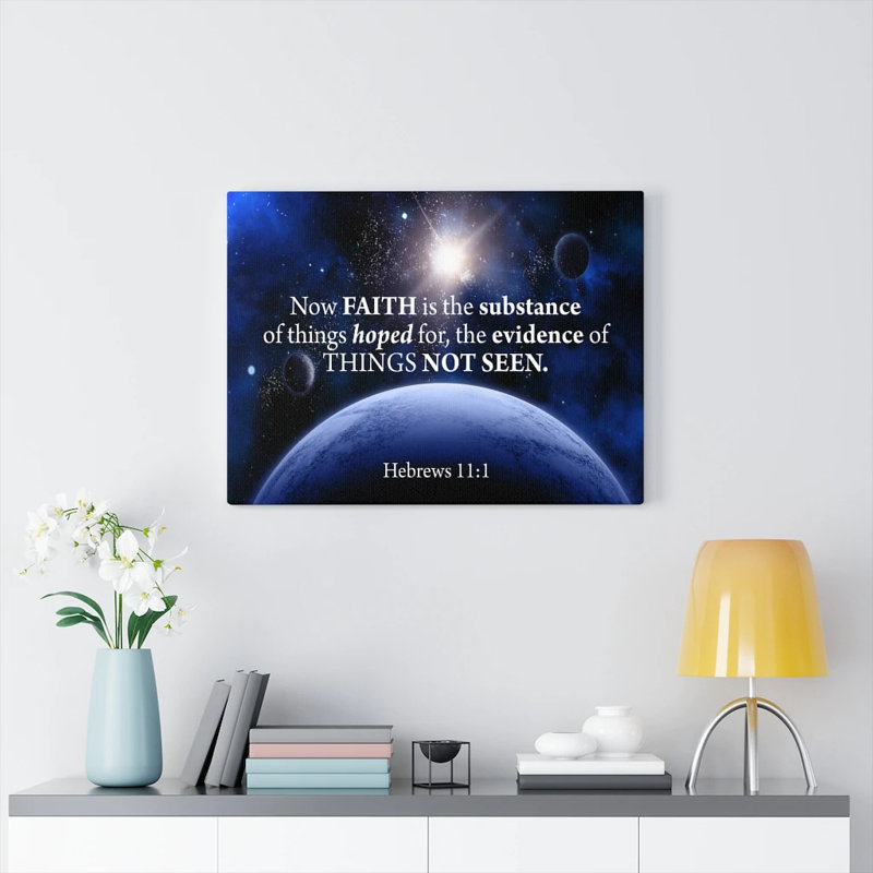 Things Not Seen - Wrapped Canvas Print, 18" H x 24" W