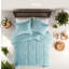Ensembles de literie luxueux en fausse fourrure, édredon en polyester pour maison contemporaine