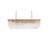 Dahlonega 12 - Light Iron Dimmable Linear Chandelier-1507596669