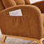 Chaise longue berçante avec repose-pieds Accent-1813445815