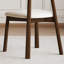 Set Of 2 Modern Dining Chairs In Walnut Finish(Only Dining Chairs)-1456417352