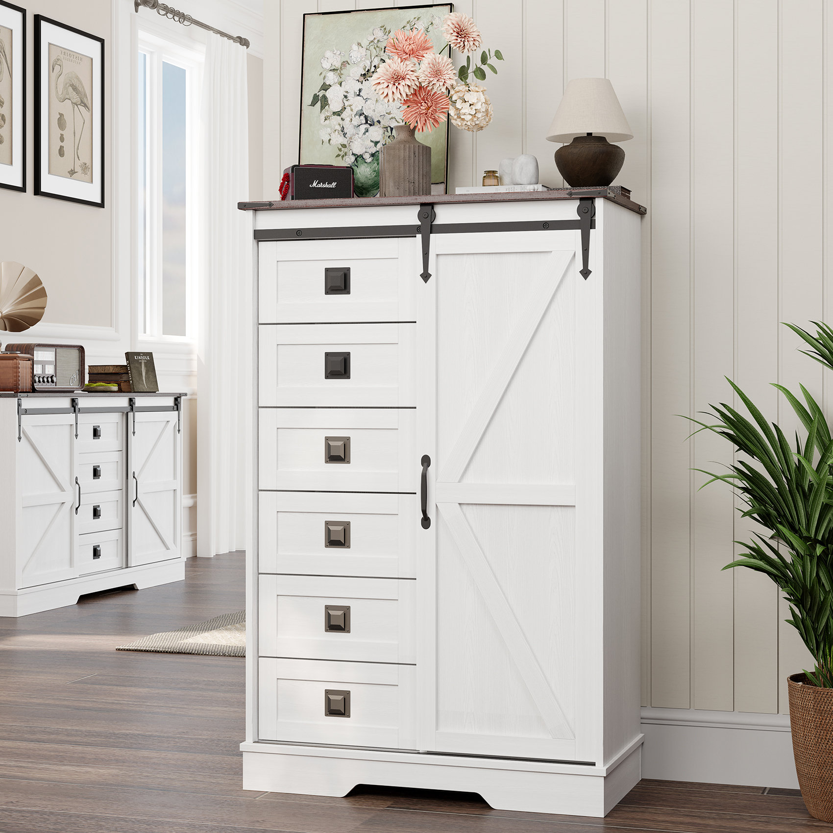 Gracie Oaks Judiel 6 Drawer Dresser & Reviews Wayfair Canada