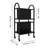 Rolling 4-compartment Book Storage and Display Stand-1869207958