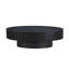 Table basse à tambour moderne de 43,7 pouces de style moderne fabriquée à la main par Ellipse-735791749