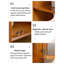 Armoire d'appoint multifonctionnelle à grande capacité American Simple