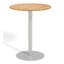 Travira Outdoor Round Teak Bar Table-2101473066