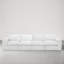 Upholstered Chenille Modular Sectional Sofa with Cushion Back– Fully Compressed, No Assembly Required-1404319054-1404319042
