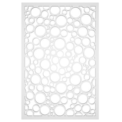 48'' x 32'' Jumbled Circles Vinyl Privacy Screen