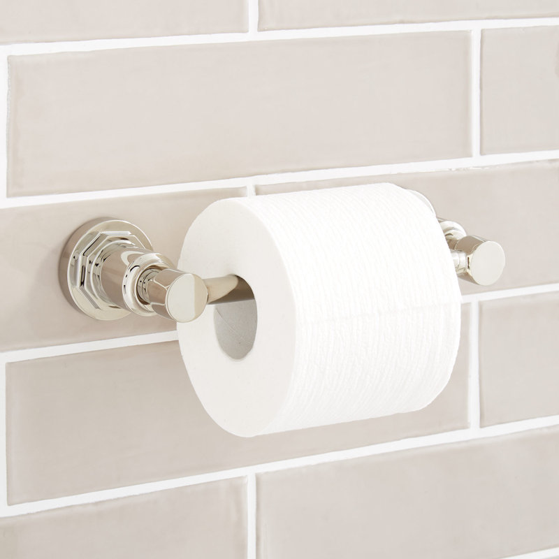 Porte-papier hygiénique Greyfield, Nickel poli