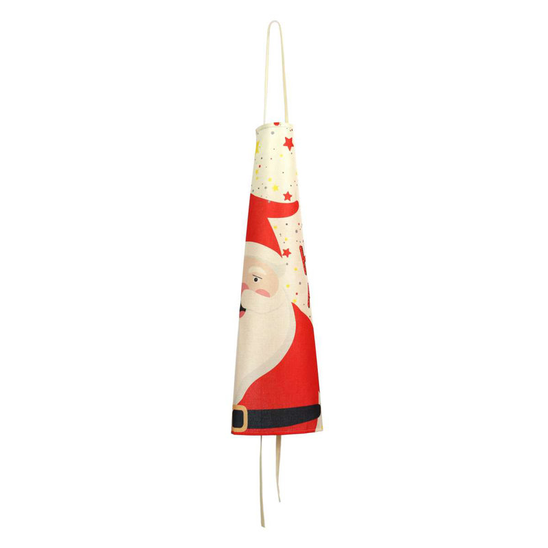 Christmas Linen Bib Apron