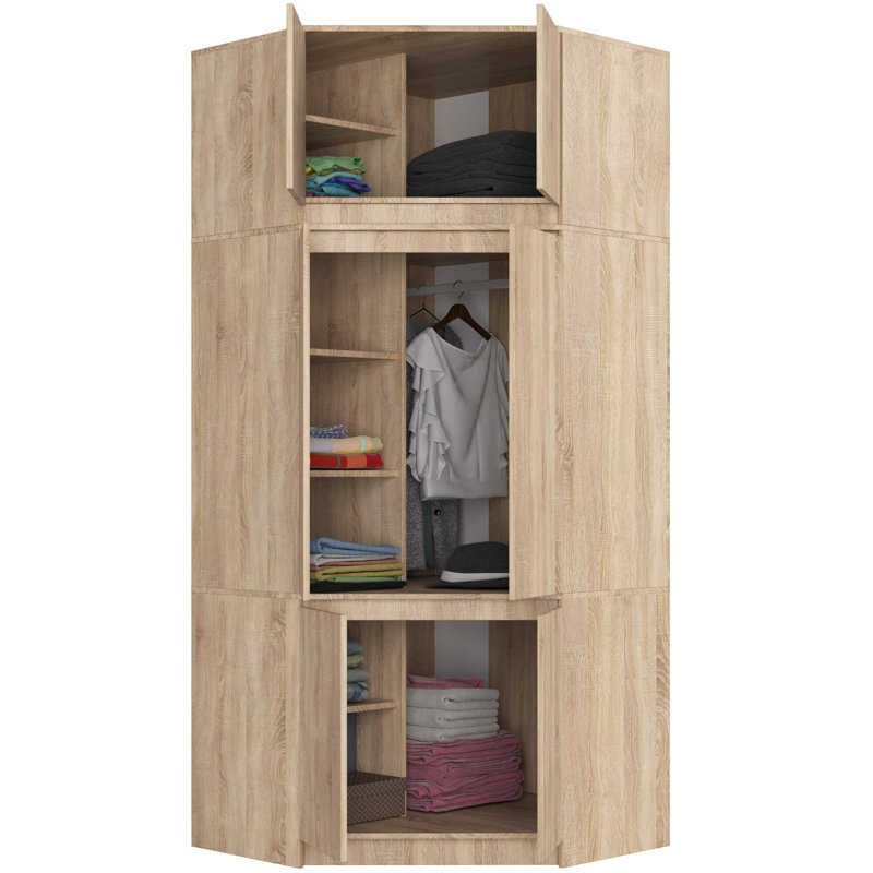 Sonum 6 Door Manufactured Wood Wardrobe