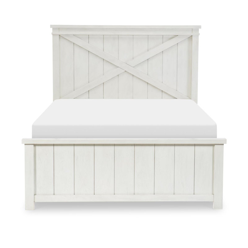 Harriett COMPLETE PANEL BED 33, Full, White