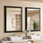 Molly Tempered Glass Metal Beveled Framed Wall Mounted Vanity Rectangular Mirror-108625544-108625528