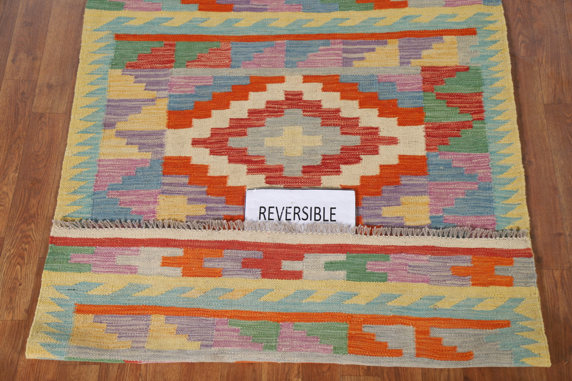 Bungalow Rose South Western Kilim Oriental Wool Rug 4x5 | Wayfair