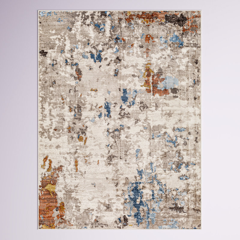 Primm Abstract Indoor Rug, Rectangle 7'10" x 10'