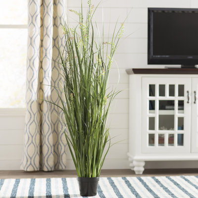 PVC Artificial Potted Green Sheep's Grass and Plastic Grass