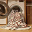 Machine Washable Trellis Beige Area Rug-840001618