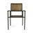 Patio Wood And Metal Chair,Set Of 2