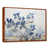 Toile avec cadre flottant brun