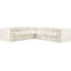Tissu d'ameublement en velours Demars 5 pièces Canapé modulaire modulaire-123634010-123634014