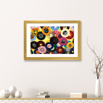 Vinyl 45's I, Amoeba Music Store, Hollywood, California, USA by Kymri Wilt - Graphic Art