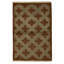 Hand-Knotted High-Quality Brown/Yellow/Blue Area Rug