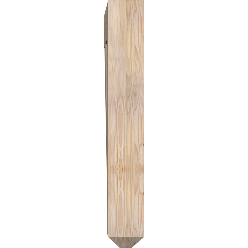 Support l 5 5 po x P 32 po x H 38 po Balboa Craftsman, Sapin de Douglas lisse, 6" W x 32" D x 38" H