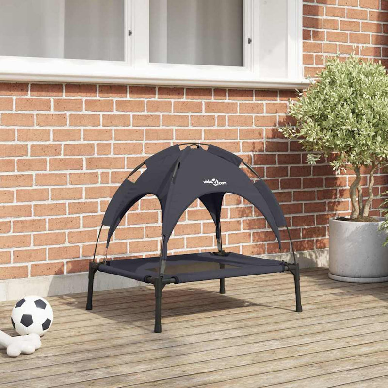 Oxford Fabric Pet Bed, Black, 61cm H x 62cm W x 48cm D