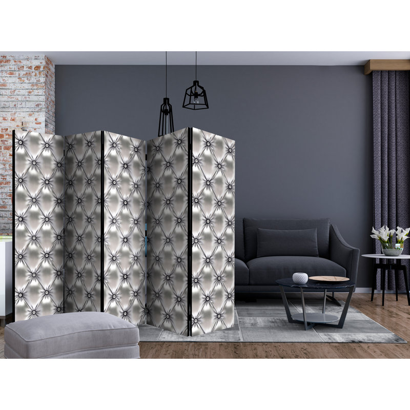 Pavonea 172cm H Solid Wood Folding Room Divider, 5