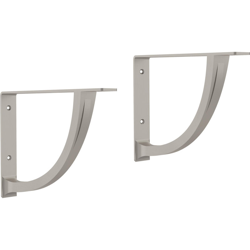 Supports de tablette évasés, Nickel