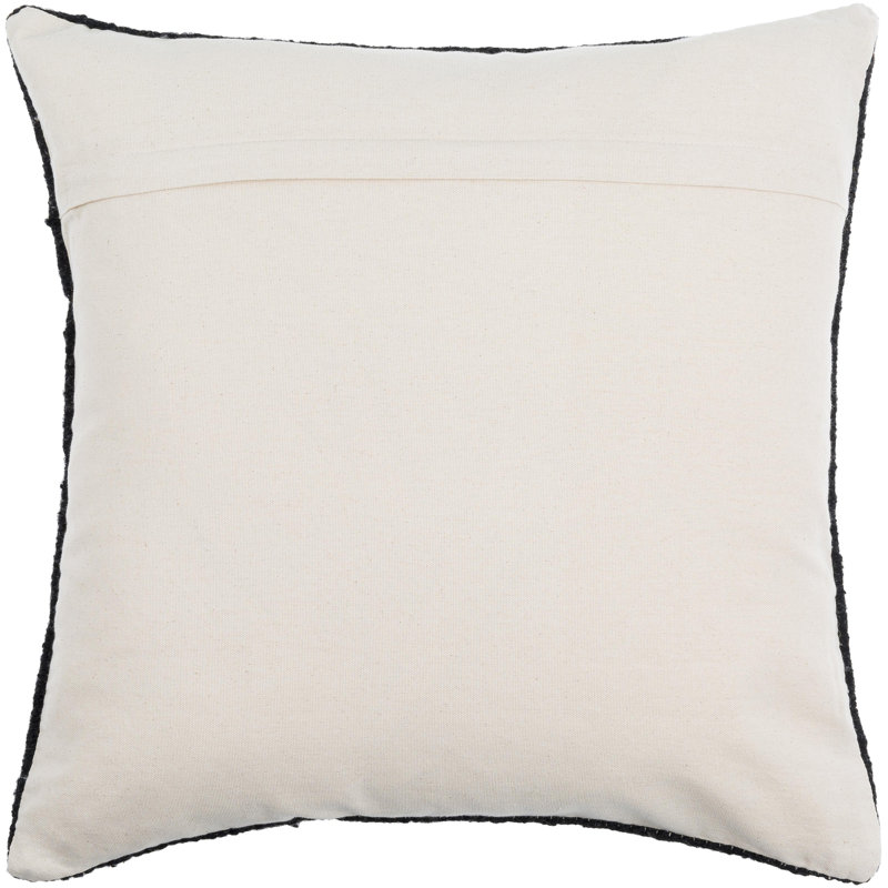 Osmund Geometric Throw Pillow, 22" x 22", Light Silver, Pillow Cover Only - No Insert