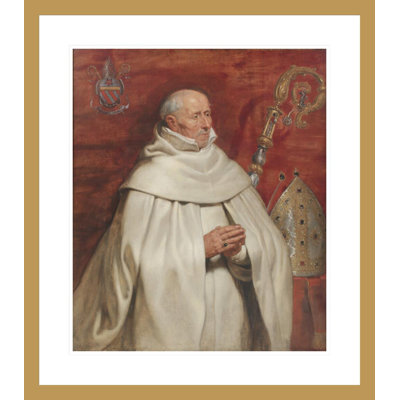 Matthaeus Yrsselius (1541-1629), abbé de l'abbaye de Saint-Michel à Anvers par Peter Paul Rubens, impression giclée encadrée