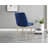 Tierra Modern Glass & Metal Extendable Dining Table Set & 4 Luxury Upholstered Velvet Dining Chairs-1463315739