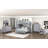 1Pc Nightstand With Storage Drawer Bottom Shelf Classic Style Bedroom Furniture-122000244
