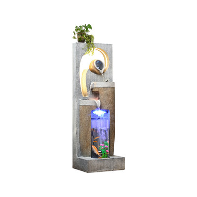 Aquarium décoratif autoportant en acrylique