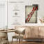 «Vintage Red Ski», reproduction sur toile-92761197