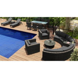 District Outdoor 18 - Piece Conversation Set