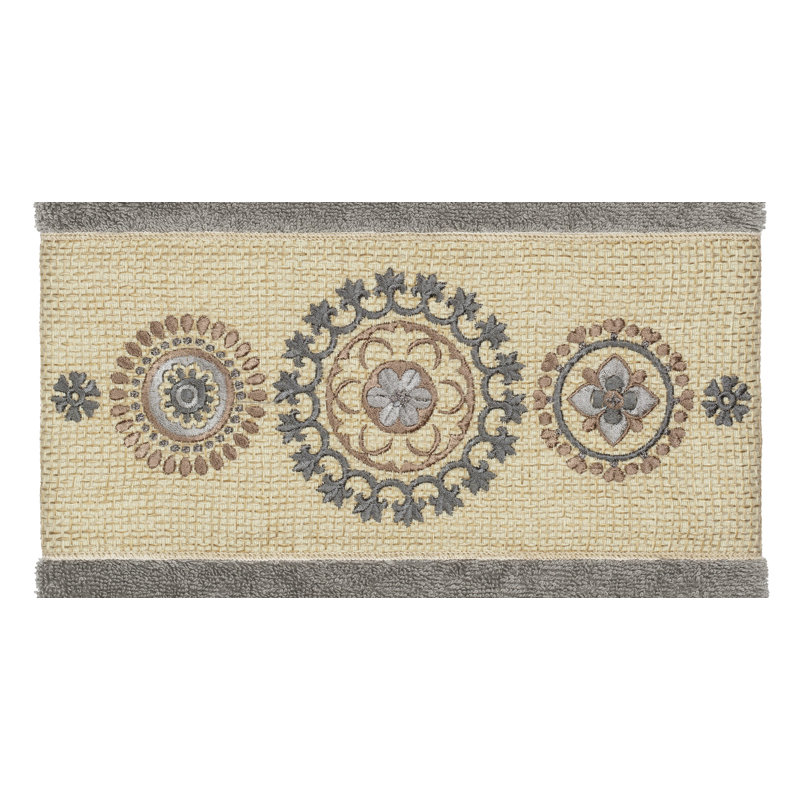 Isabelle Turkish Cotton Midweight Bath Towel, Dark Gray