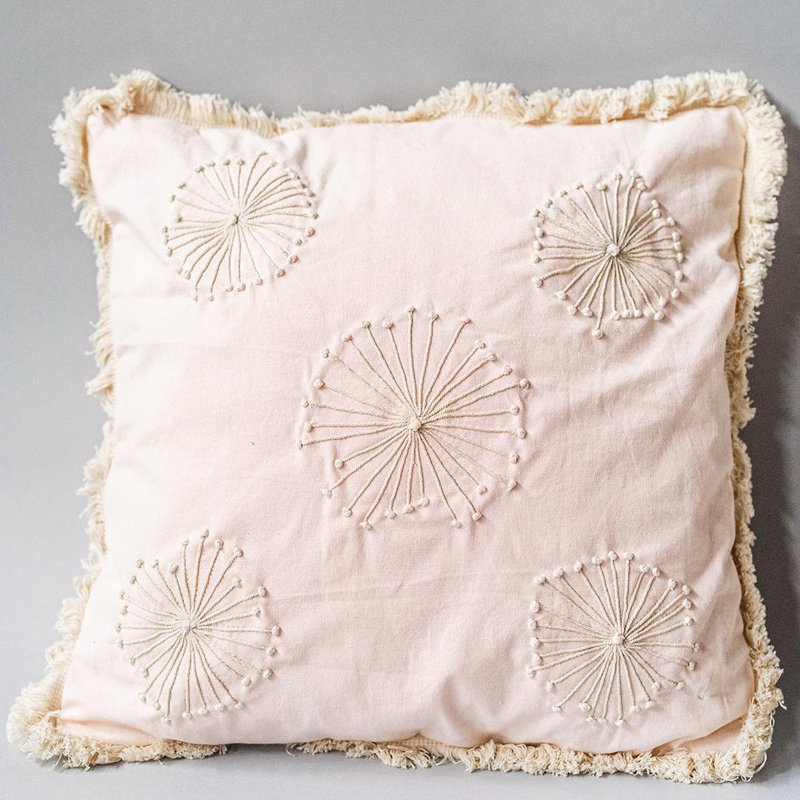 Coussin 18 "x 18" avec broderie