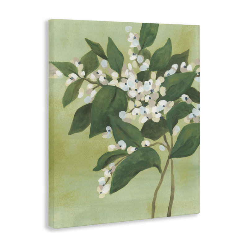 Toile «Verdant Branch Bloom», conception de June Erica Vess, H 40 po x l 30 po